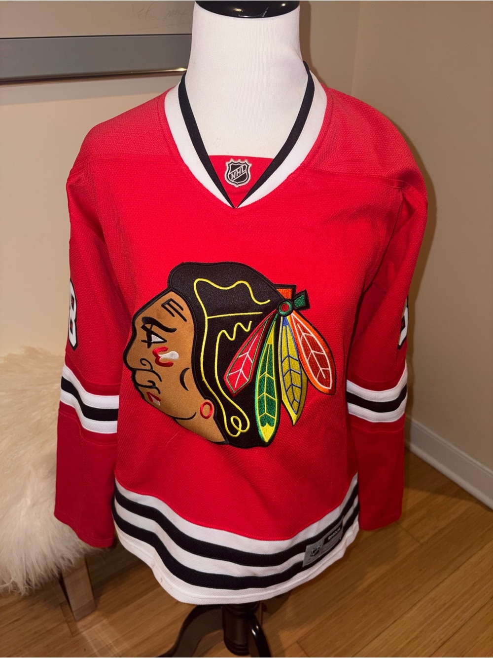 Reebok Chicago Blackhawks Women’s Red NHL Hockey Jersey 8 Patrick Kane